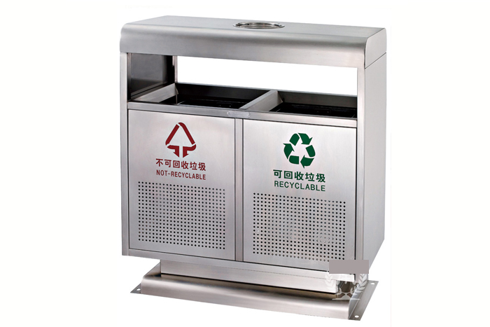 不銹鋼分類環(huán)保垃圾桶137